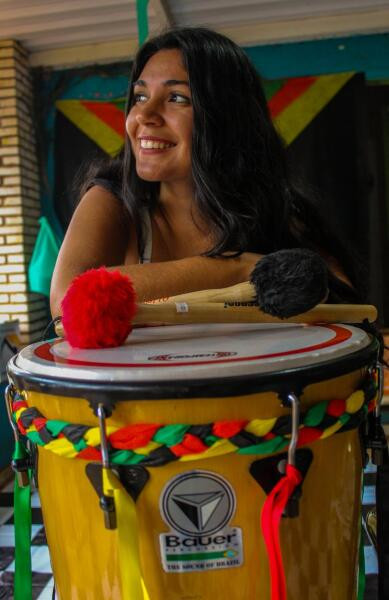 Grupo Memória Capoeira promove aula de percussão e encontro de