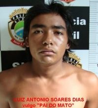 “Pai do Mato” é preso após ter praticado diversos assaltos ao lado de um adolescente, no interior do Estado