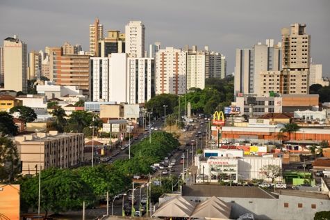 Foto ilustrativa de campo grande, iptu, população, centro, plano urbano