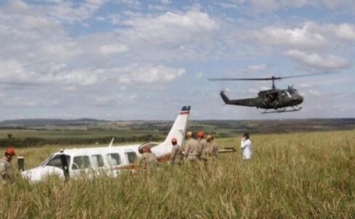 Acidente avião Luciano Hulk e Angelica