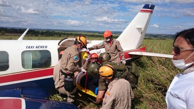 Acidente avião Luciano Hulk e Angelica