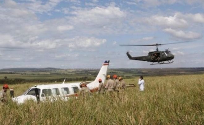Acidente avião Luciano Hulk e Angelica