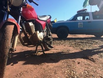 moto encontrada abandonada em tres lagoas
