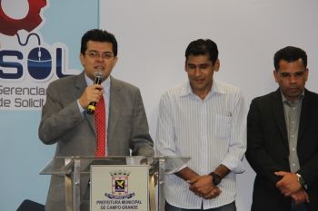 lan&ccedil;amento gesol da seintrha prefeito Olarte