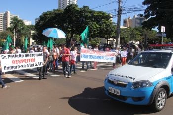 Protesto professores muncipais de Campo Grande