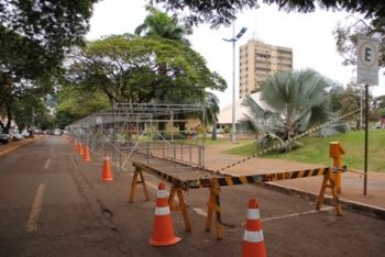 Estrutura para 38ª Festa Junina de Dourados terá espaço para 41 barracas de alimentação