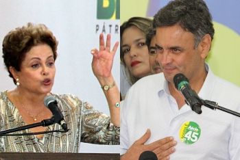 Dilma Rousseff e Aécio Neves