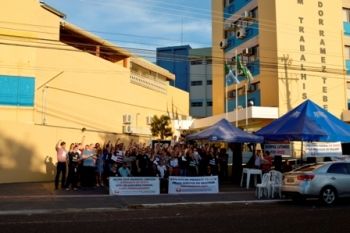 Servidores do Forum Trabalhista entram em greve 