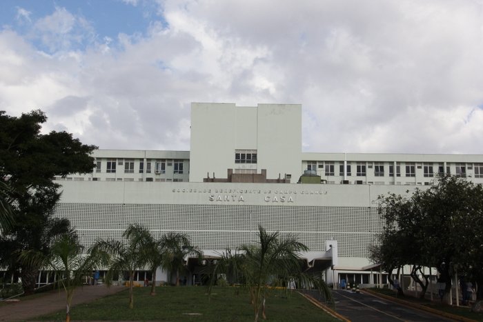 Foto da fachada da Santa Casa
