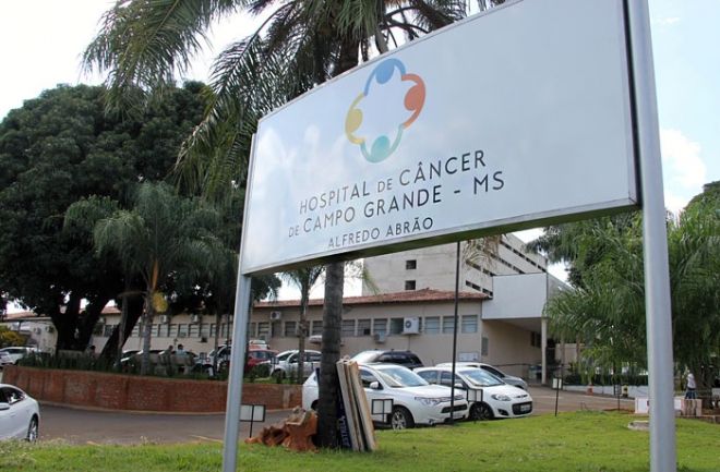 Foto da Fahcada do Hospital do Câncer Alfredo Abrão