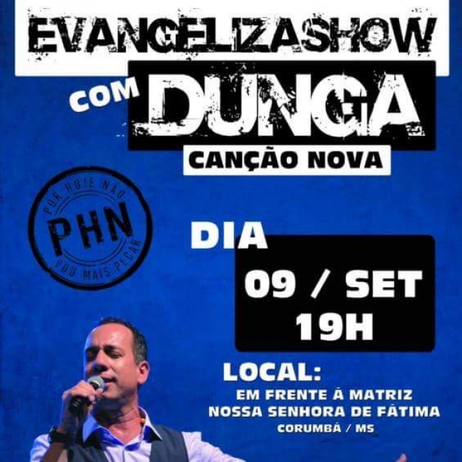 Comunidade católica organiza show de evangelização em Corumbá