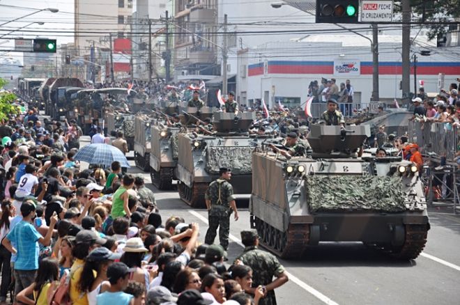 Foto ilustrativa de desfile, sete de setembro, 7 de setembro, independência, desfile militar