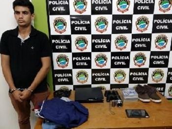 Polícia Civil prende autor de furto e recupera objetos