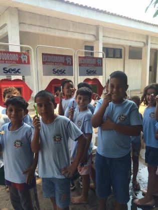 Saúde Bucal de Coxim e OdontoSESC vão às escolas