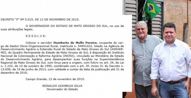 O futuro superintendente do Incra em MS