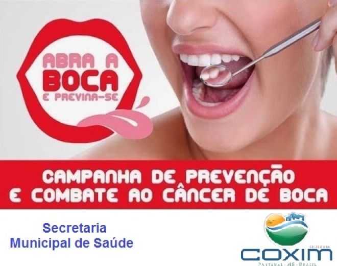 Campanha contra o Câncer de Boca começa nesta sexta-feira 