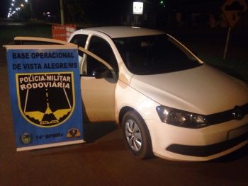 Carro roubado em Campo Grande é recuperado na MS-164