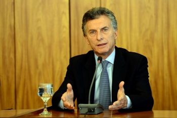 Entrevista coletiva do presidente eleito da Argentina, Mauricio Macri, no Palácio do Planalto