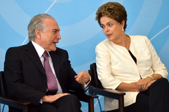 Michel Temer e Dilma Rousseff