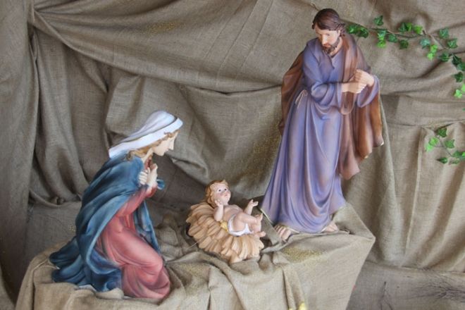 Foto ilustrativa de presépio natalino, natal, manjedoura, menino Jesus