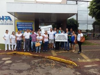 Após 24h de greve em Três Lagoas, Hospital Auxiliadora não se posiciona