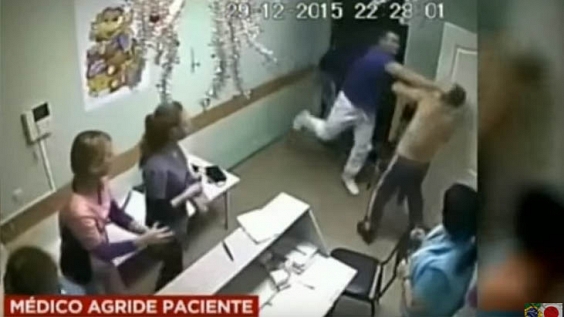 Médico mata paciente com soco, em hospital
