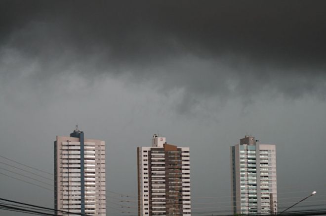 Foto ilustrativa de clima, chuva, chuvas, tempo nublado