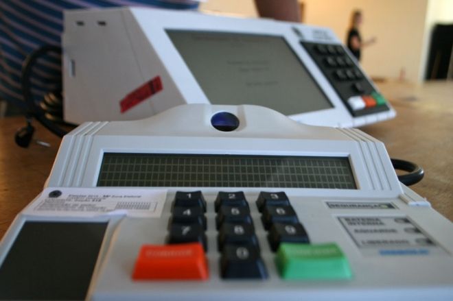 Foto ilustrativa de urna eletrônica biométrica, urna eletrônica, eleição, votação, pleito 