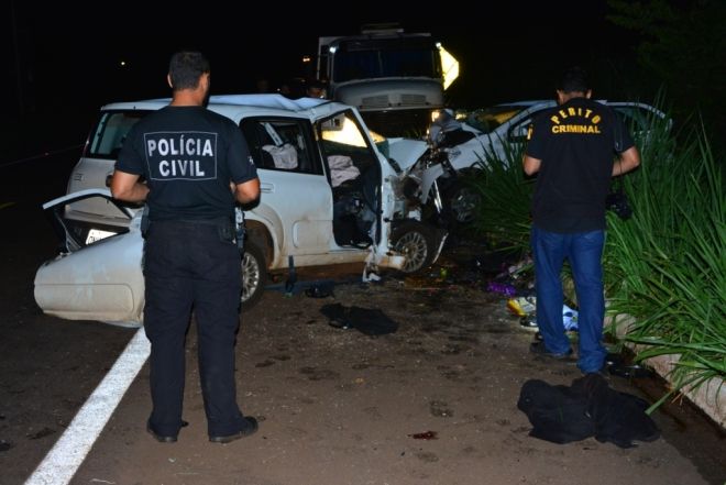 Uma pessoa morre e quatro ficam feridas ap&oacute;s acidente em rodovia de MS