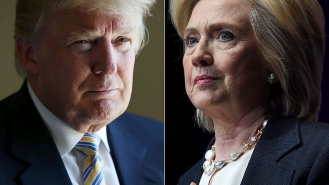 Donald Trump e Hillary Clinton