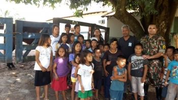 PMA realiza Educação Ambiental para 80 crianças indígenas