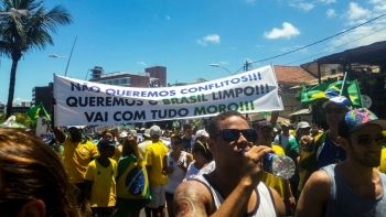 13/03/2016 - Manifestação contra o governo em Salvador