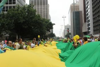 13/03/2016 - Manifestação contra o governo em São Paulo