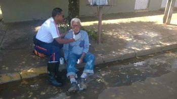 Acidente no Colinos deixa idoso ferido em Três Lagoas