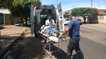 Acidente no Colinos deixa idoso ferido em Três Lagoas