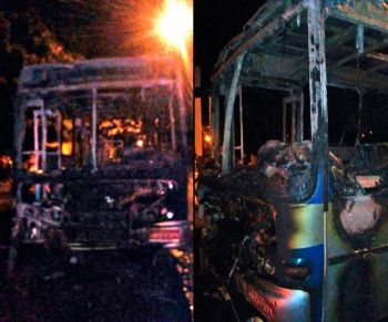 Ônibus são atacados após tumulto em penitenciária de Campo Grande