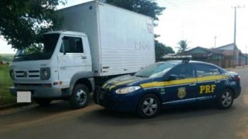 Caminhão é apreendido pela Polícia Rodoviária Federal após suposto Golpe do Seguro em Água Clara