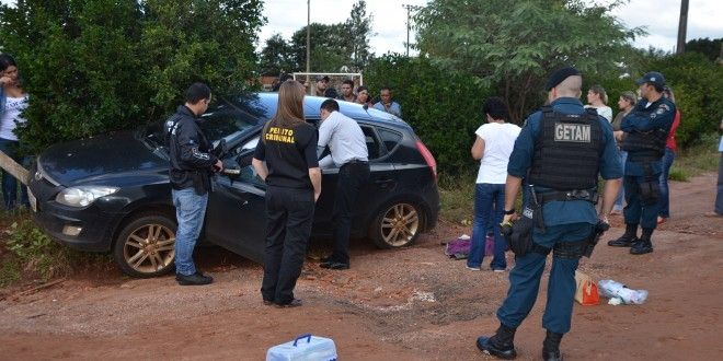 Casal é executado com pelo menos 45 tiros de pistola 9 milímetros em Ponta Porã