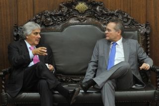 Em grava&ccedil;&atilde;o, presidente do Senado orienta defesa de Delc&iacute;dio em processo de cassa&ccedil;&atilde;o