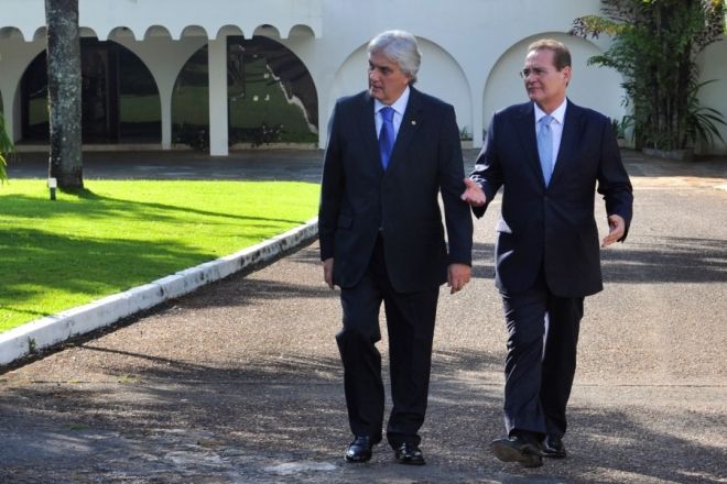 Em grava&ccedil;&atilde;o, presidente do Senado orienta defesa de Delc&iacute;dio em processo de cassa&ccedil;&atilde;o
