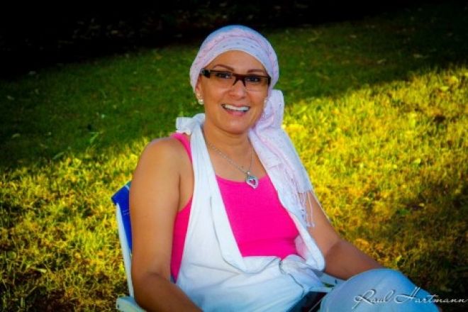 Em Dourados, condutora da Tocha leva mensagem otimista na luta contra o câncer