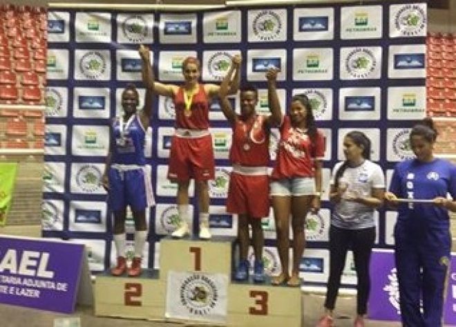 Campo-grandense Aline Santana é bicampeã no Brasileiro Feminino de Boxe