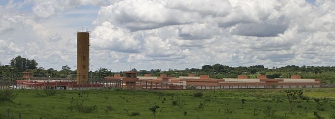 Foto ilustrativa de fachada do Presídio Federal, Penitenciária Federal de Campo Grande