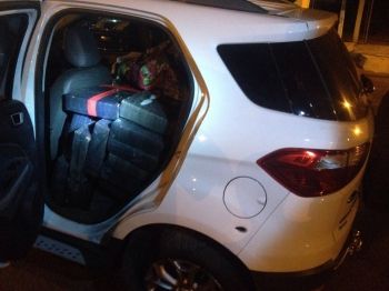 Metralhadora alemã HK MP5 e maconha são apreendidas pela PRF no BR-163