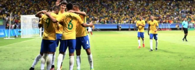 Brasil desencanta, goleia Dinamarca e encara Colômbia nas quartas