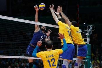 Brasil conquista terceira medalha de ouro olímpico no vôlei masculino