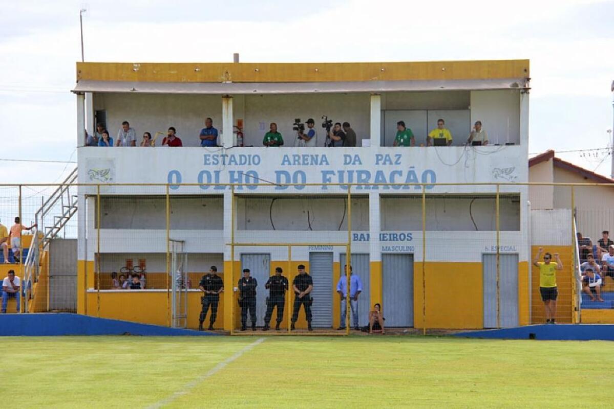 Foto da fachada do Olho do Furac&atilde;o, CT do Cene, Centro de Treinamento