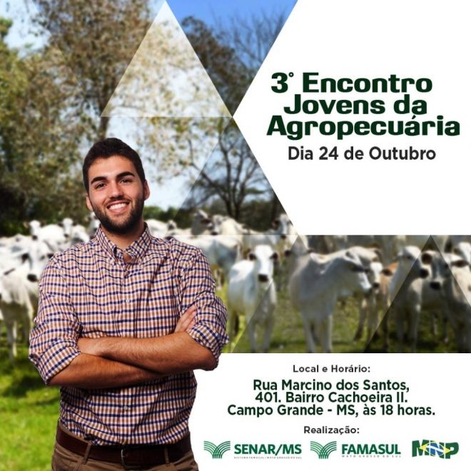 Campo Grande sedia Encontro Jovens da Agropecu&aacute;ria