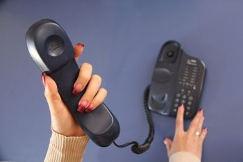 Foto ilustrativa de telefone fixo, telefonema, telefonia, telecomunicação, chamada, ligações