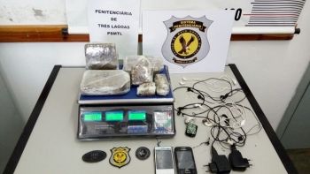 Drogas e celulares são apreendidos em Penitenciária de Três Lagoas